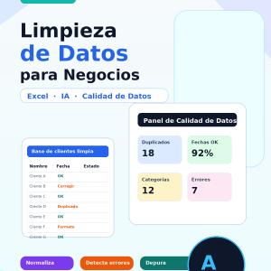 Limpieza de Datos para Negocios con Excel e IA